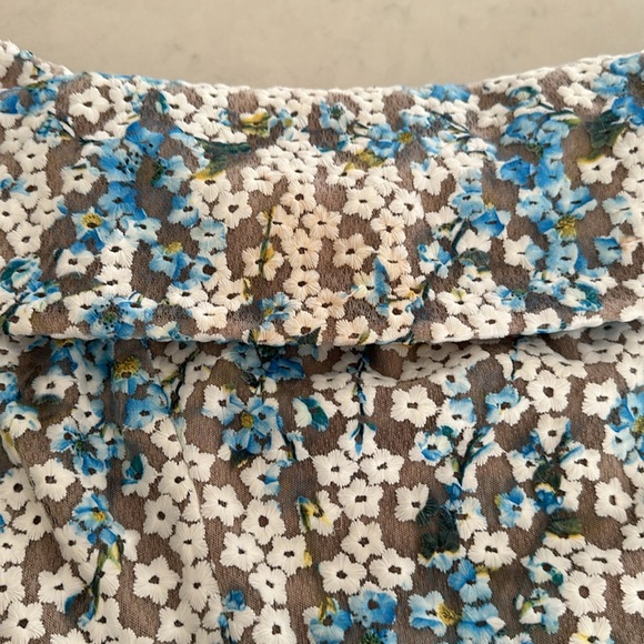 Light Blue Bronx and Banco Off the Shoulder Mermaid Dress - Picture 4 of 9